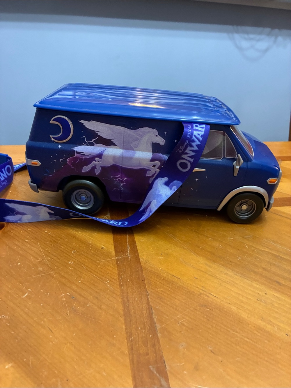 Disney “Onward” light-up popcorn bucket, battery tab intact, unused